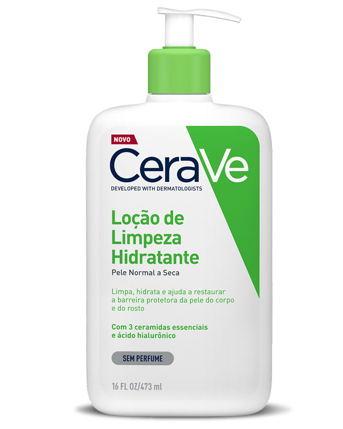 Loção de limpeza facial para pele normal a seca | CeraVe